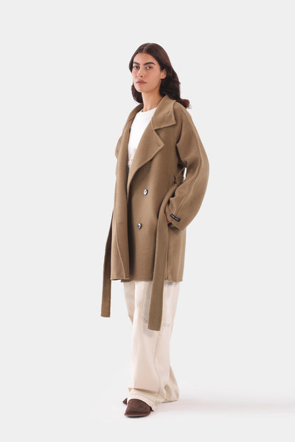 Belted Wrap Coat
