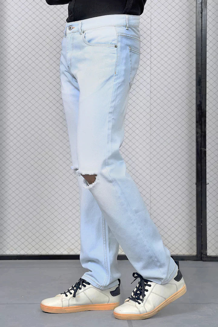 Regular Fit Light Blue Jeans