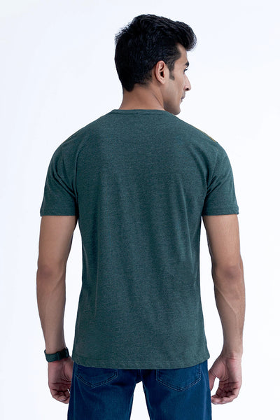 Green Landscape Graphic T-Shirt