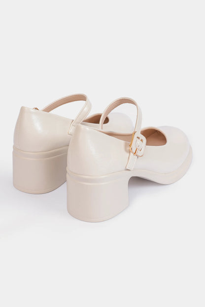 Block Heel Mary Janes - Cougar Clothing