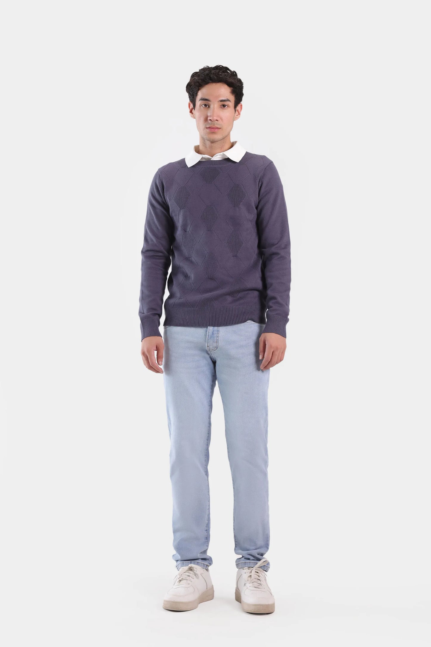 Textured Knit Sweater - Cougar Clothing