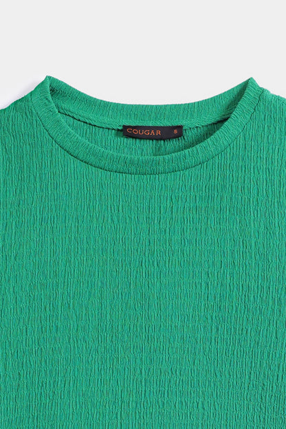 Textured Stretchy Top - Cougar Clothing