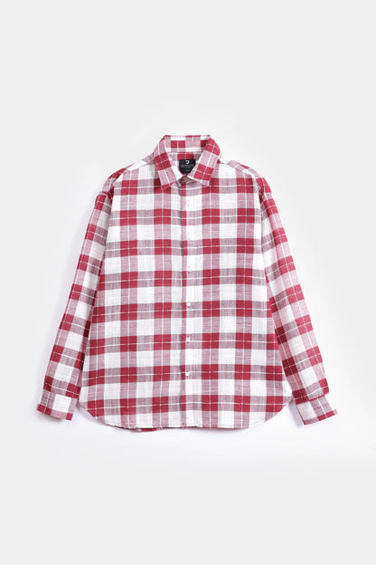 Jacquard Check Shirt - Cougar Clothing