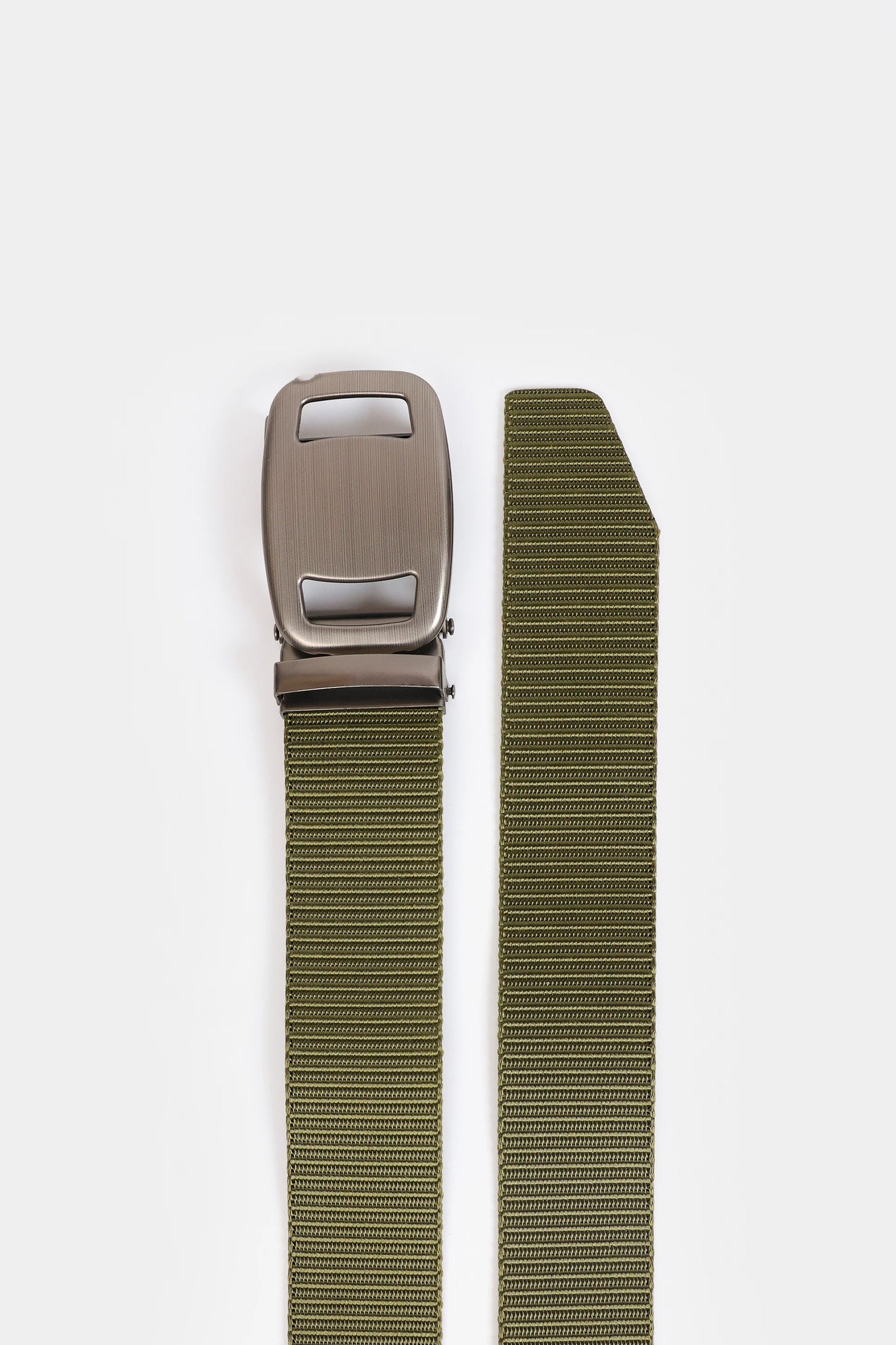 Box-Frame Buckle Canvas Belt - Cougar Clothing