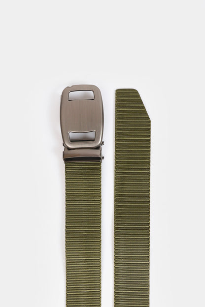 Box-Frame Buckle Canvas Belt - Cougar Clothing