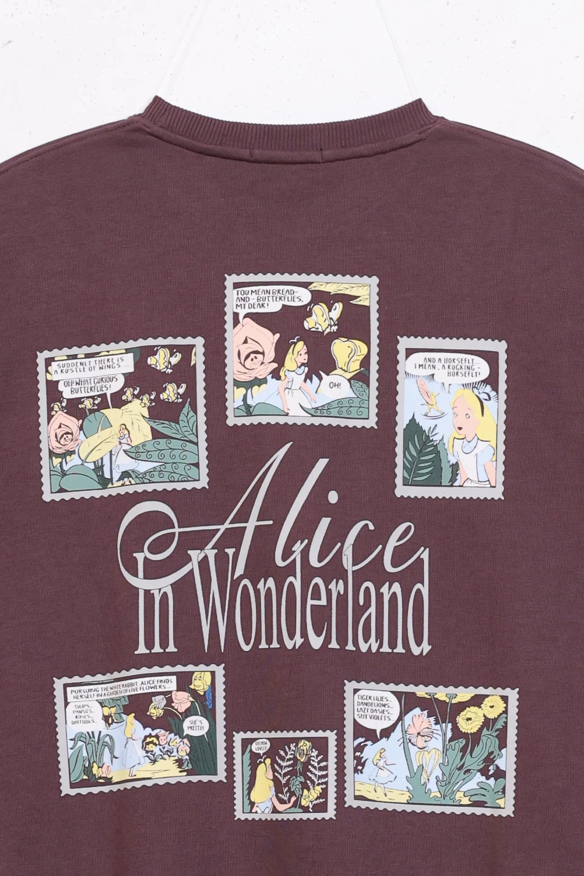 Postage Stamps Print Graphic Sweatshirt - Cougar Clothing