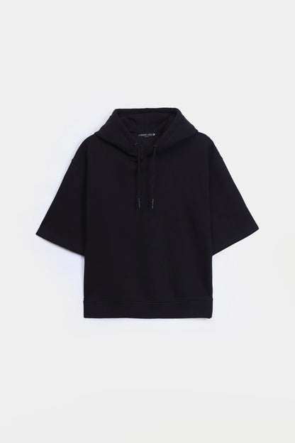 Short Sleeved Oversized Hoodie