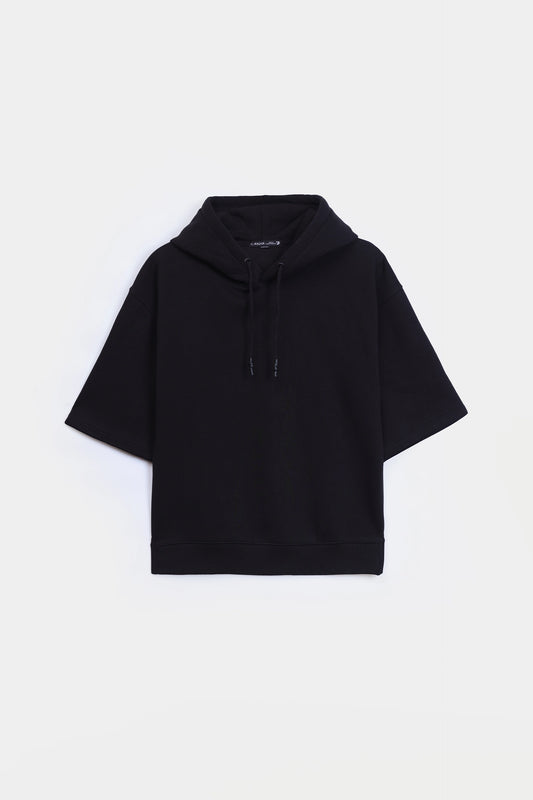 Short Sleeved Oversized Hoodie