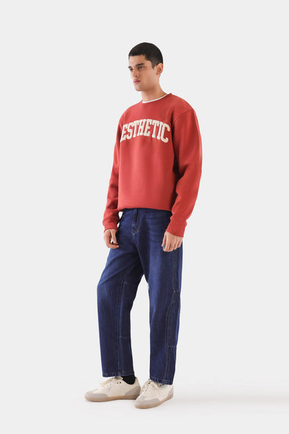 Chenille Letter Sweatshirt