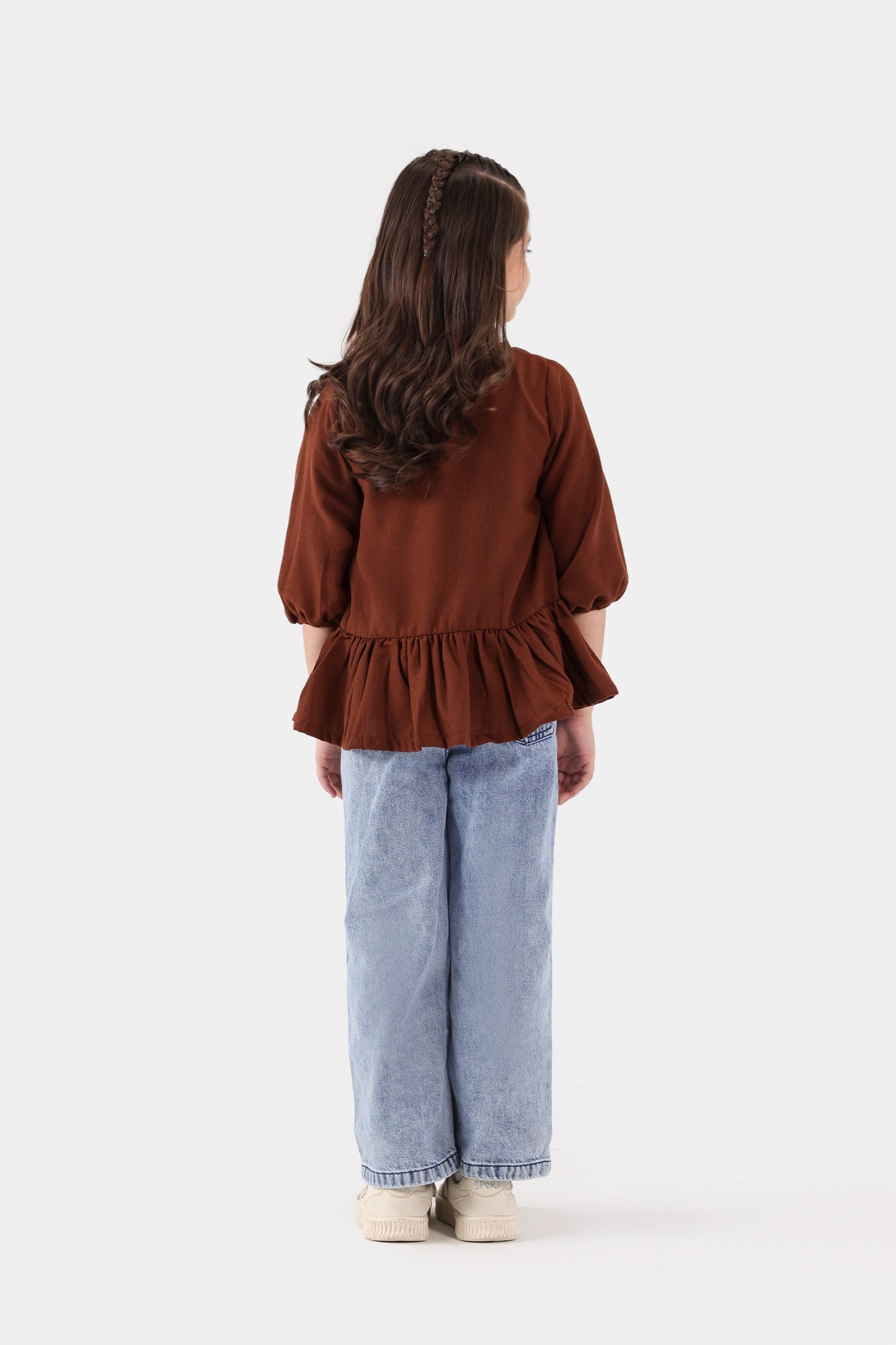 Irish Cotton Top With Bows - Cougar Clothing