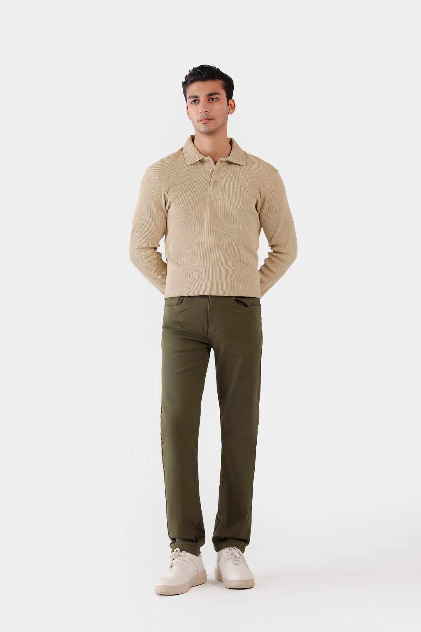 Slim Fit 5 Pocket Pants - Cougar Clothing