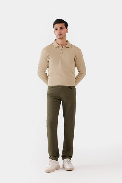 Slim Fit 5 Pocket Pants - Cougar Clothing