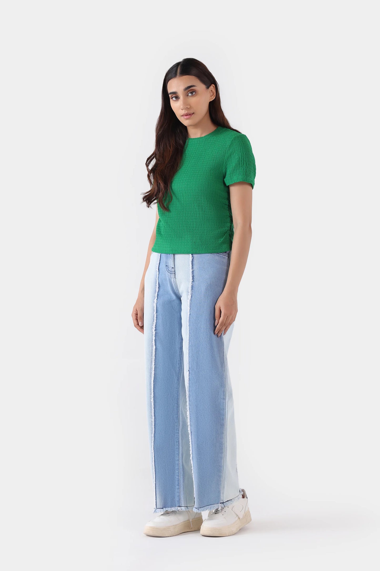 Textured Stretchy Top - Cougar Clothing