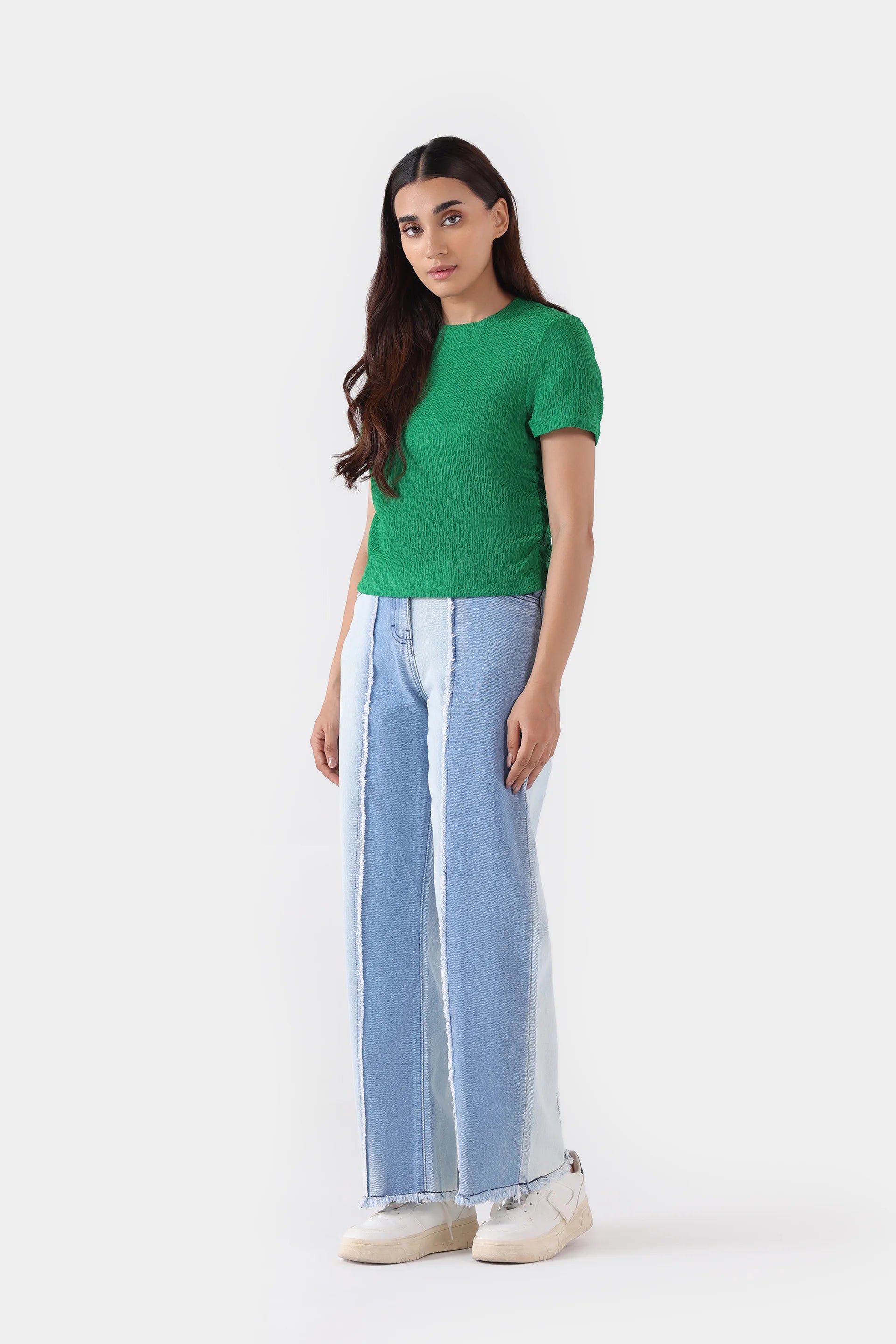 Textured Stretchy Top - Cougar Clothing