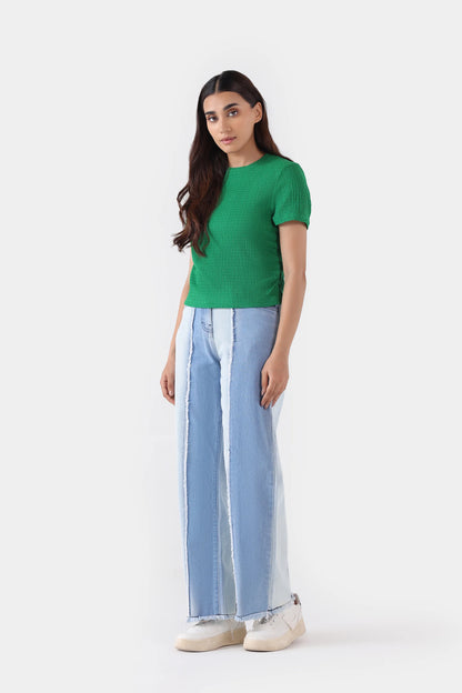 Textured Stretchy Top - Cougar Clothing