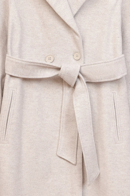 Hooded Belted Coat - Cougar Clothing