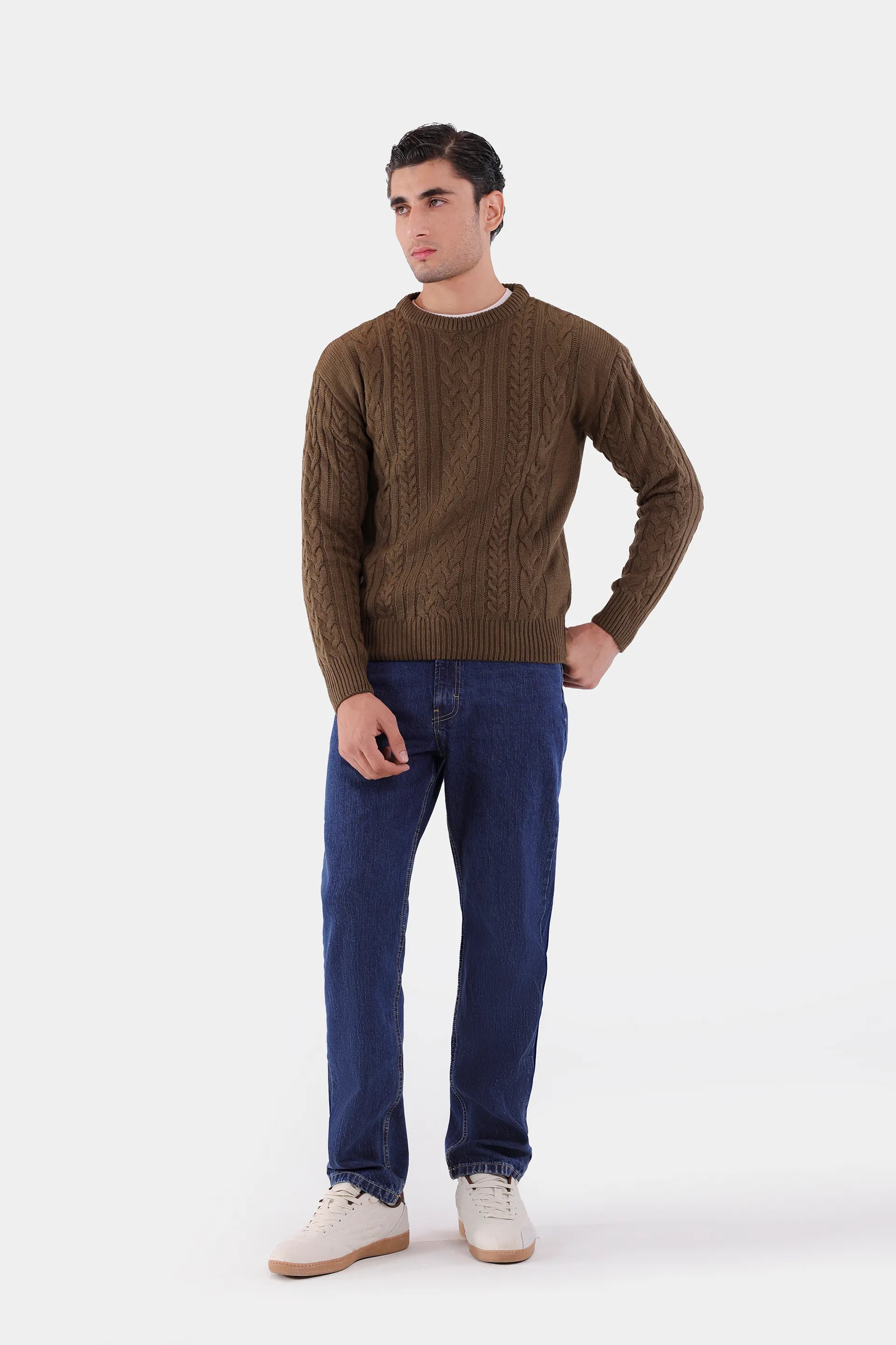 Textured Knit Sweater - Cougar Clothing