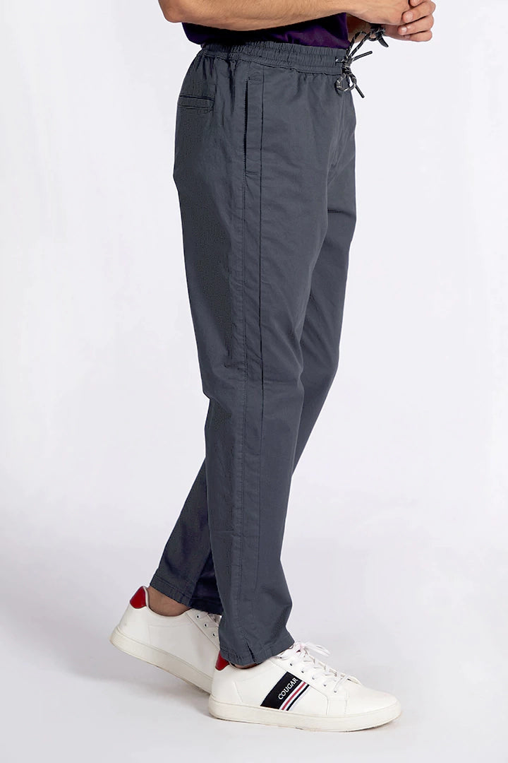 Grey Slim Fit Trousers