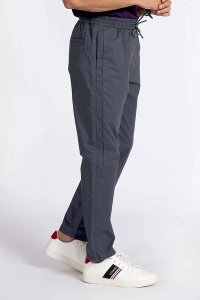 Grey Slim Fit Trousers