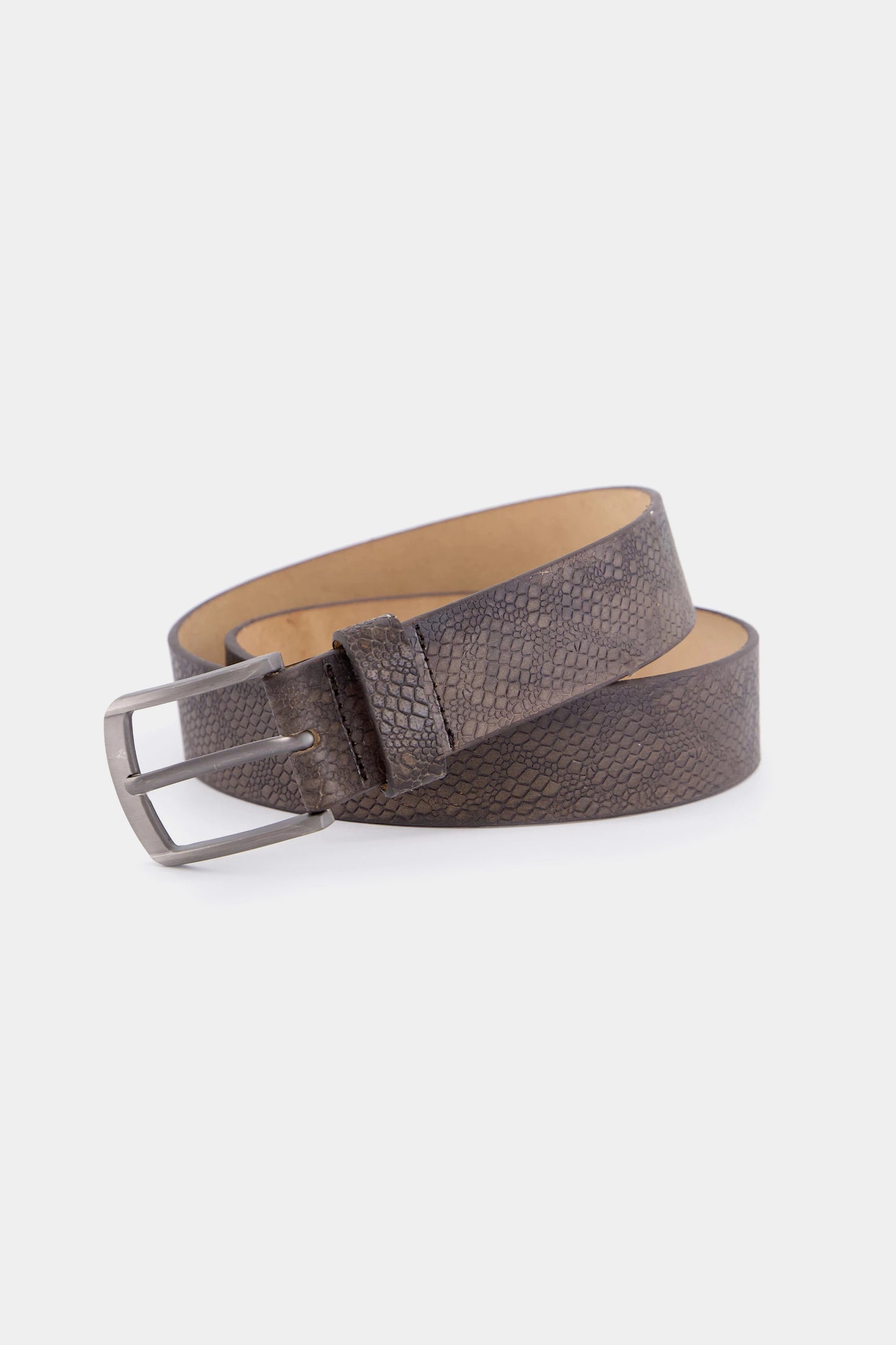 Textured Leather Belt - Cougar Clothing