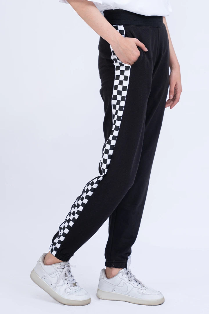 Contrast Striped Jogger Pants
