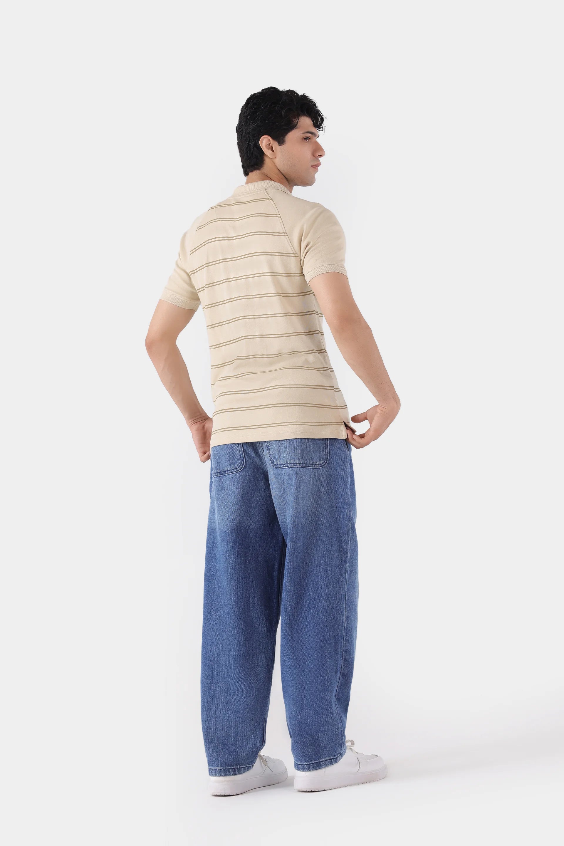 Raglan Striper Polo - Cougar Clothing