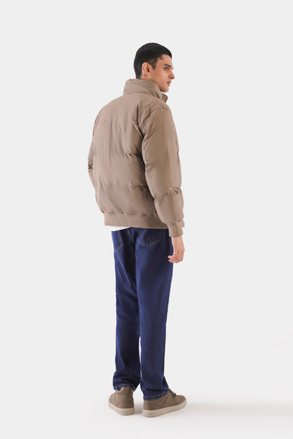 Fleece-Lined Puffer Jacket