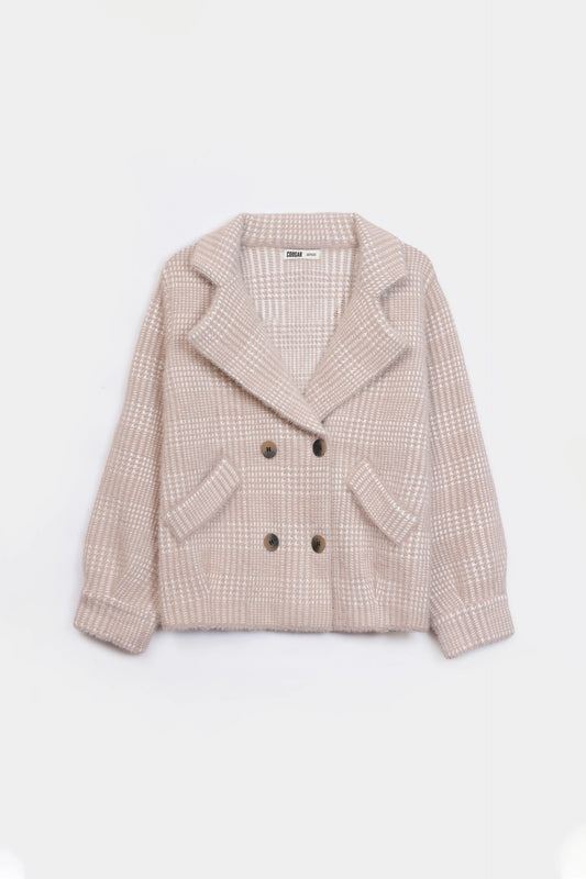 Double-Breasted Knit Cardigan - Cougar Clothing