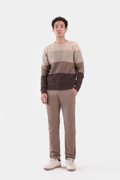 Color Block Sweater - Cougar Clothing