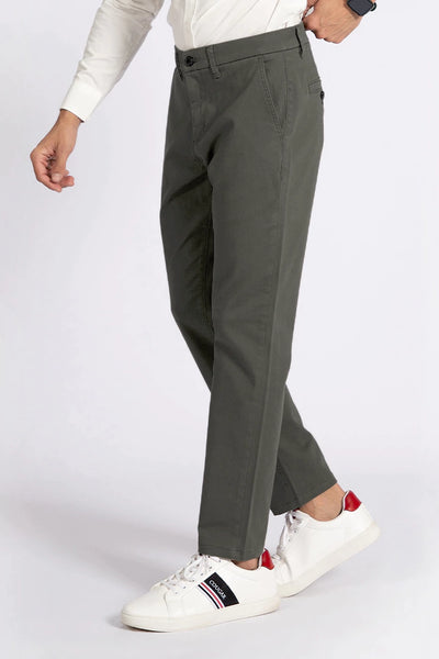 Light Olive Slim Fit Chino Pants