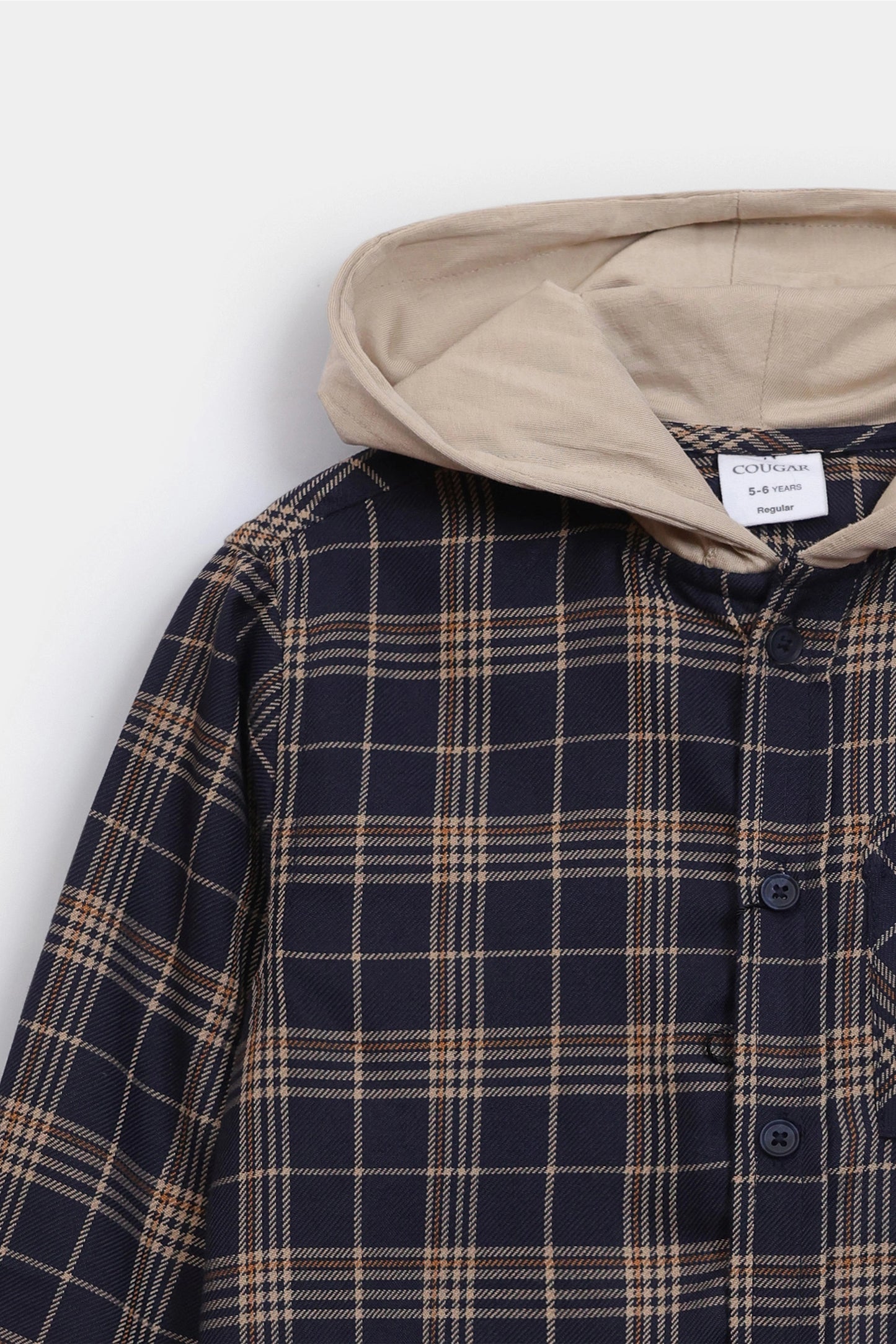 Hooded Cotton Shirt - Cougar Clothing