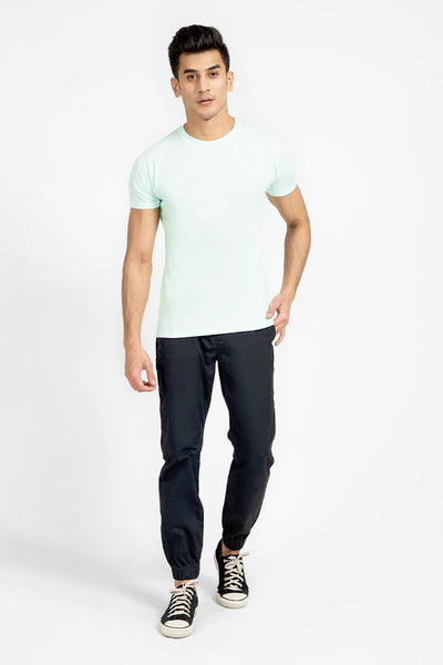 Aqua Round Neck T-Shirt