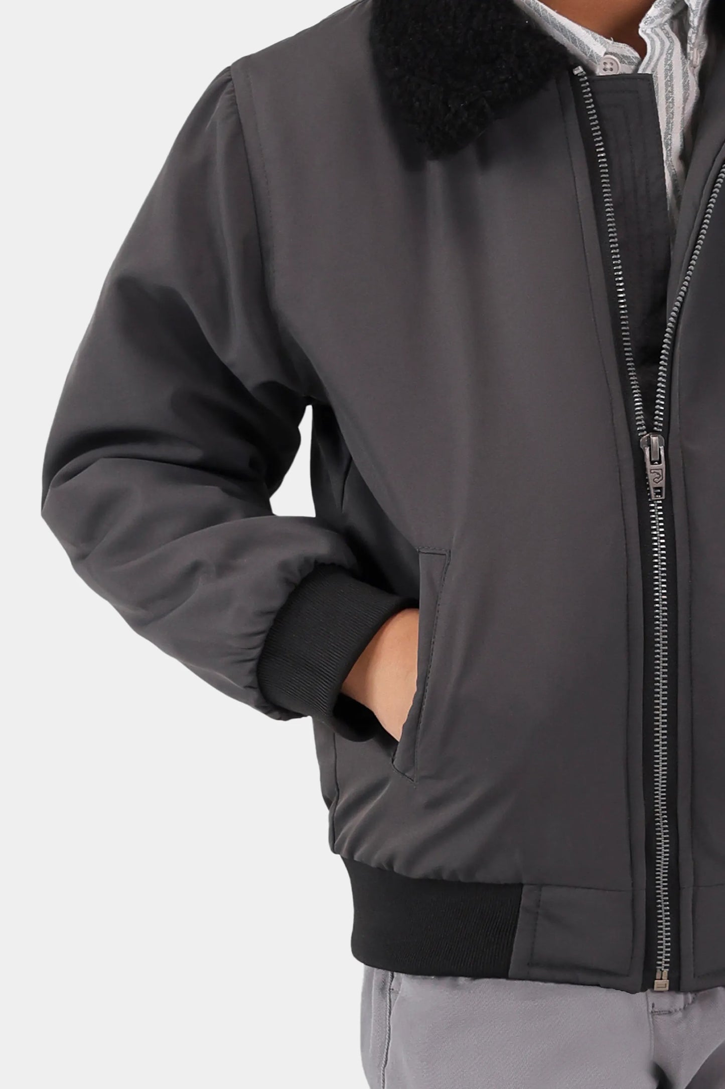 Sherpa Collar Jacket - Cougar Clothing