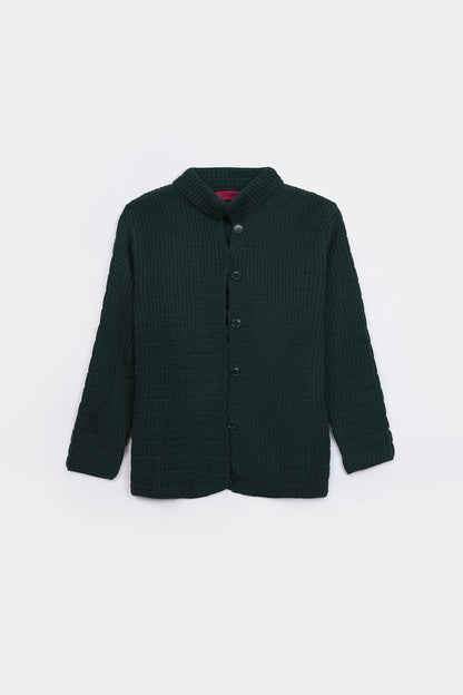 Thick Ribbed Knit Cardigan