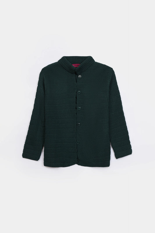 Thick Ribbed Knit Cardigan