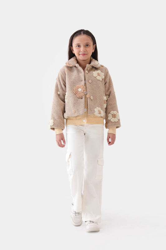 Floral Textured Jacket