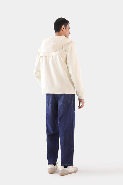 Hooded Zipper With Horizontal Seams