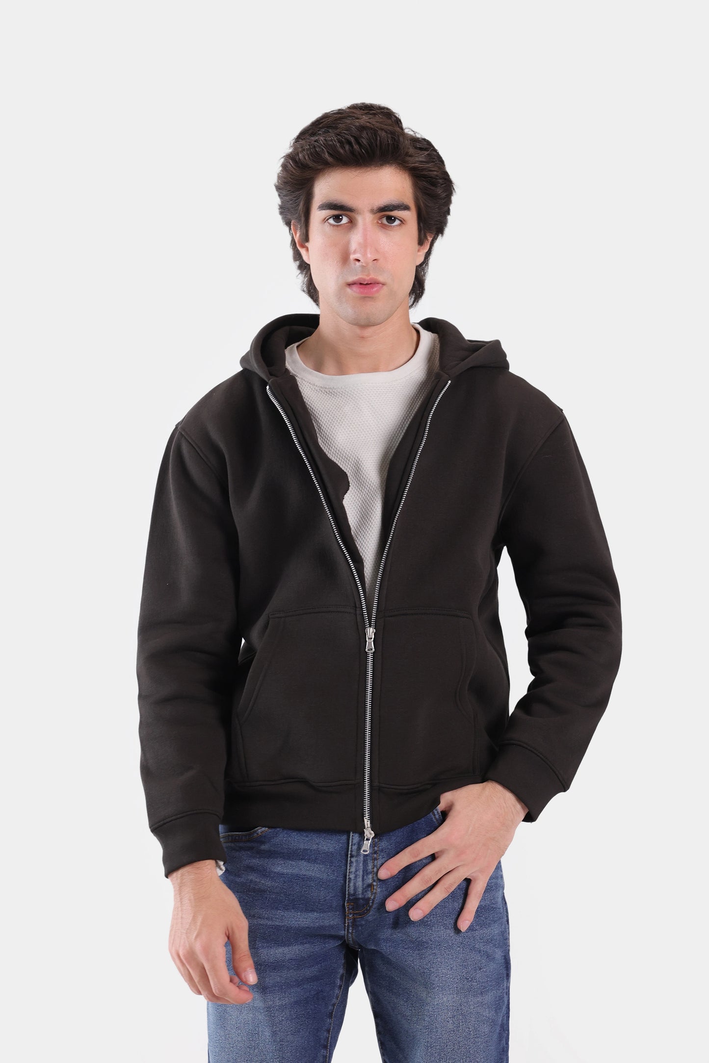 Fleece Zipper Hoodie - Cougar Clothing