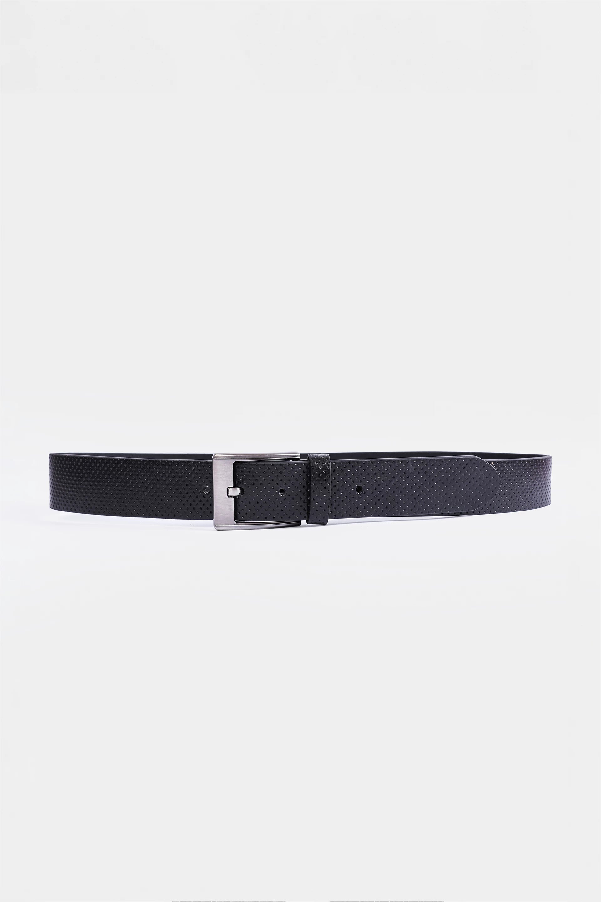 Textured Leather Belt - Cougar Clothing