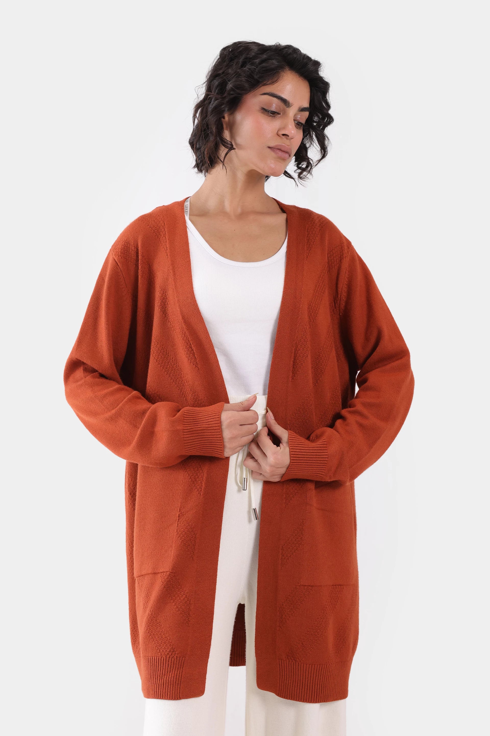 Fine Gauge Knit Cardigan - Cougar Clothing