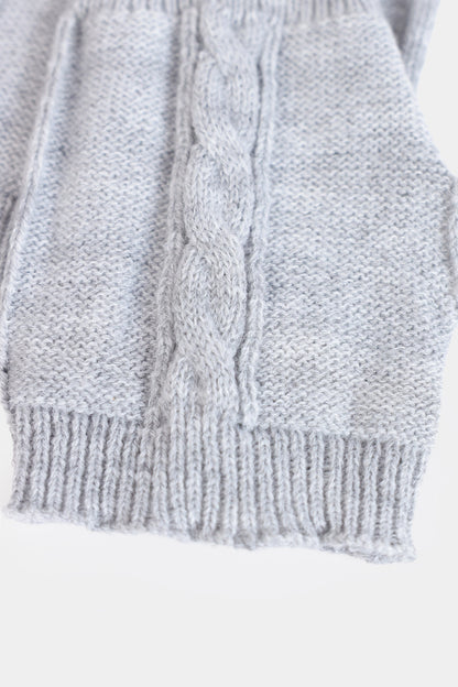 Snug Fit Knitted Fingerless Gloves - Cougar Clothing