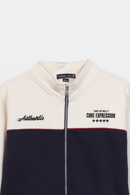 Relaxed Color Block Jacket - Cougar Clothing