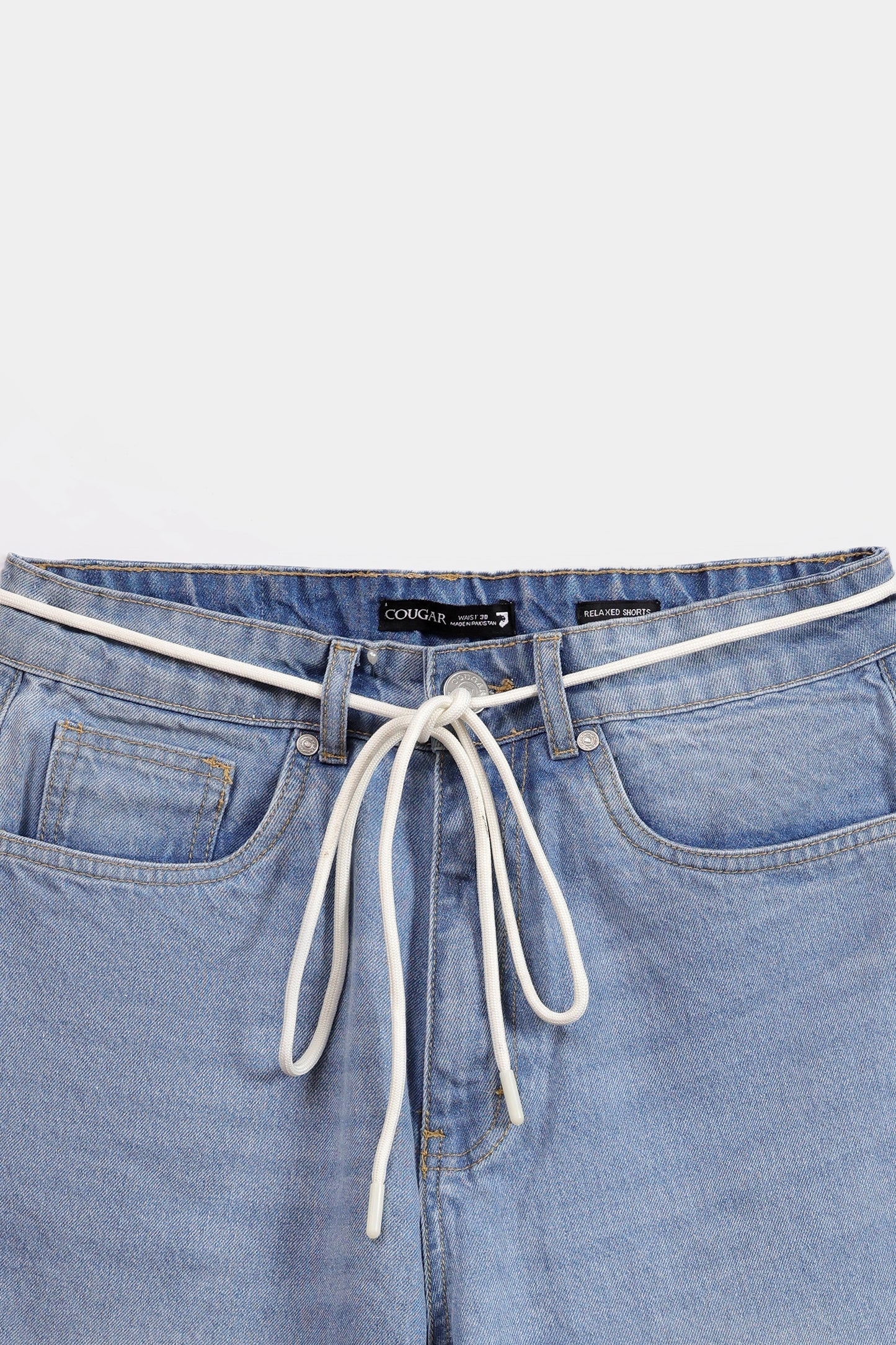 Relaxed Fit Denim Shorts - Cougar Clothing