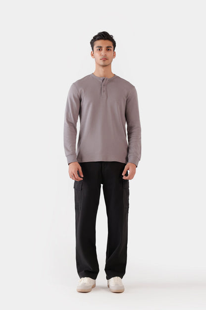 Basic Henley T-Shirt - Cougar Clothing