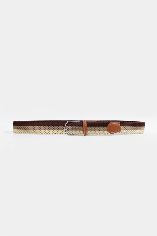 Striped Textured Belt - Cougar Clothing