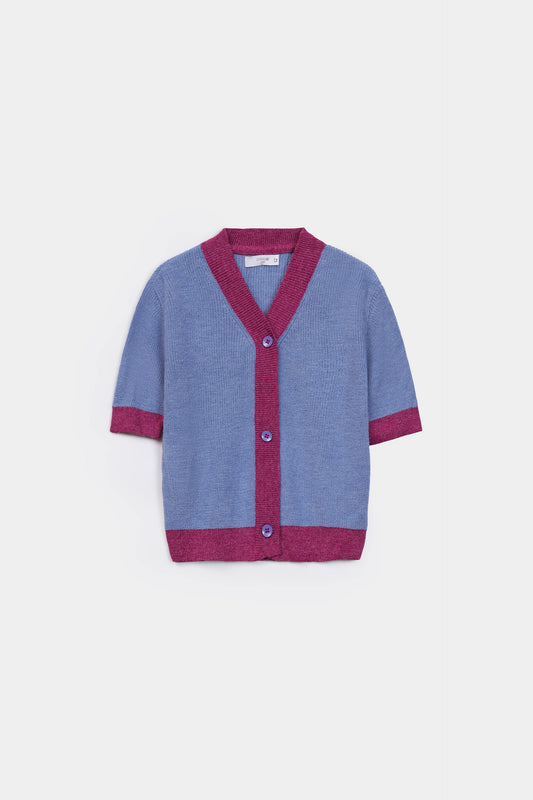 Contrast Trimmed Cardigan - Cougar Clothing