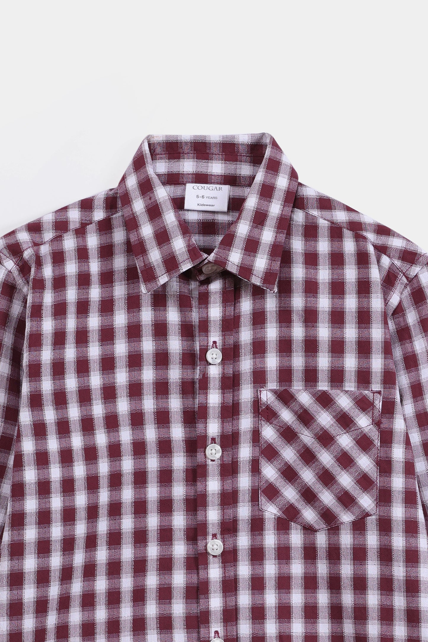 Checkered Patch Pocket Shirt - Cougar Clothing