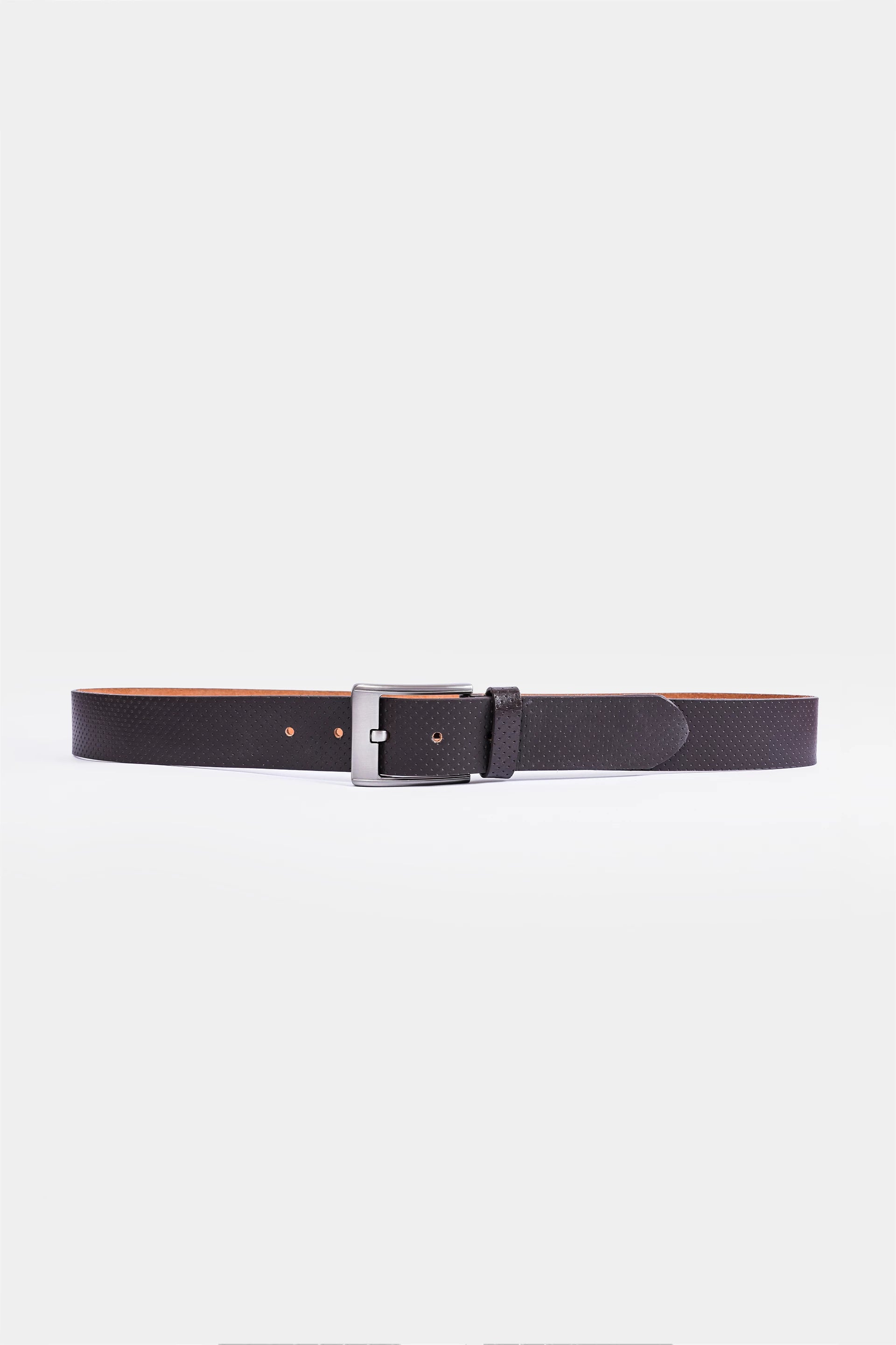 Textured Leather Belt - Cougar Clothing
