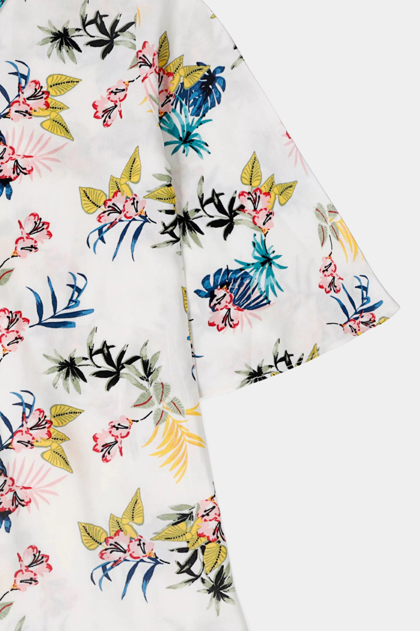 Floral Print Linen Dress - Cougar Clothing