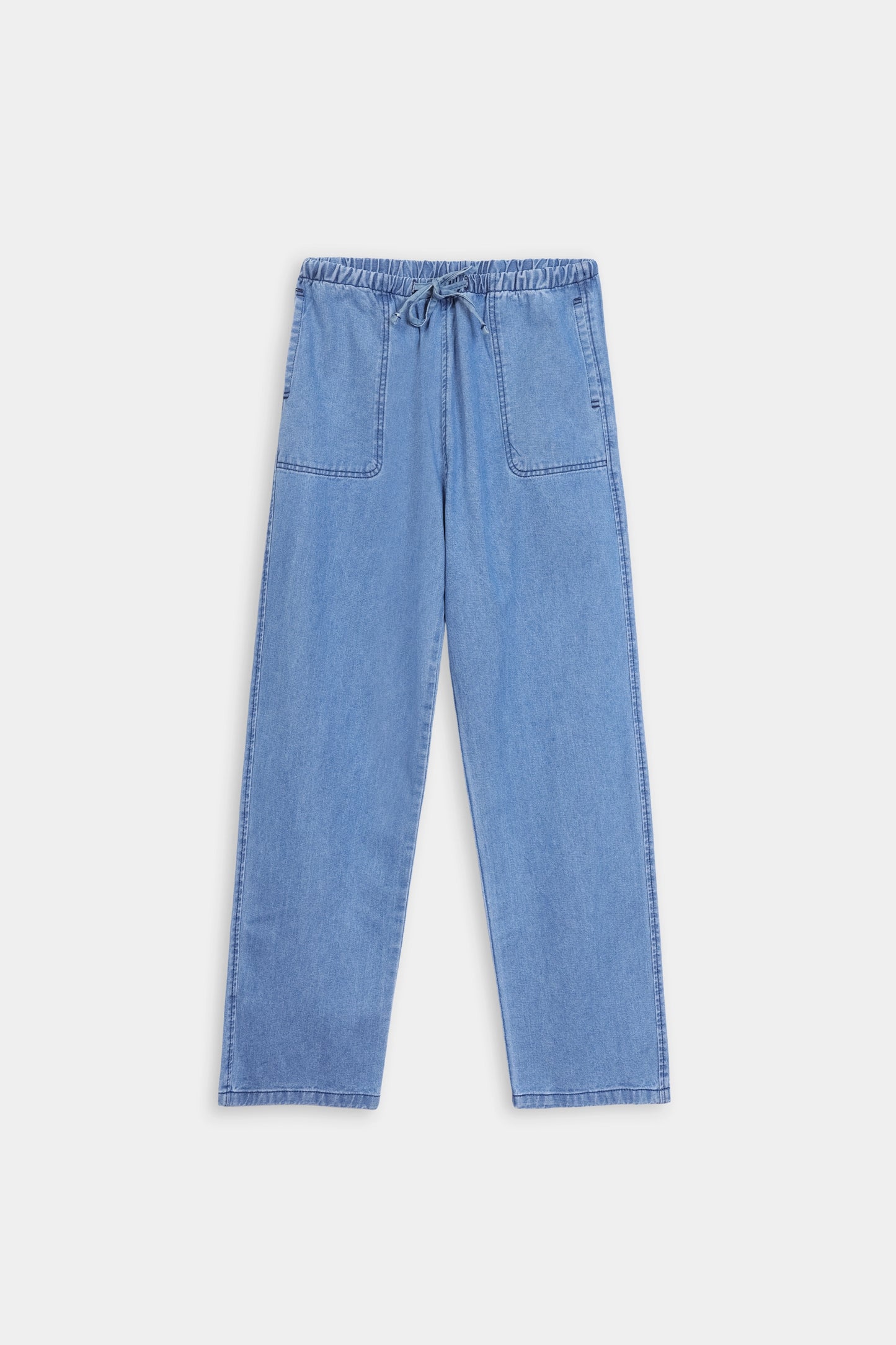 Woven Trousers With Patch Pockets